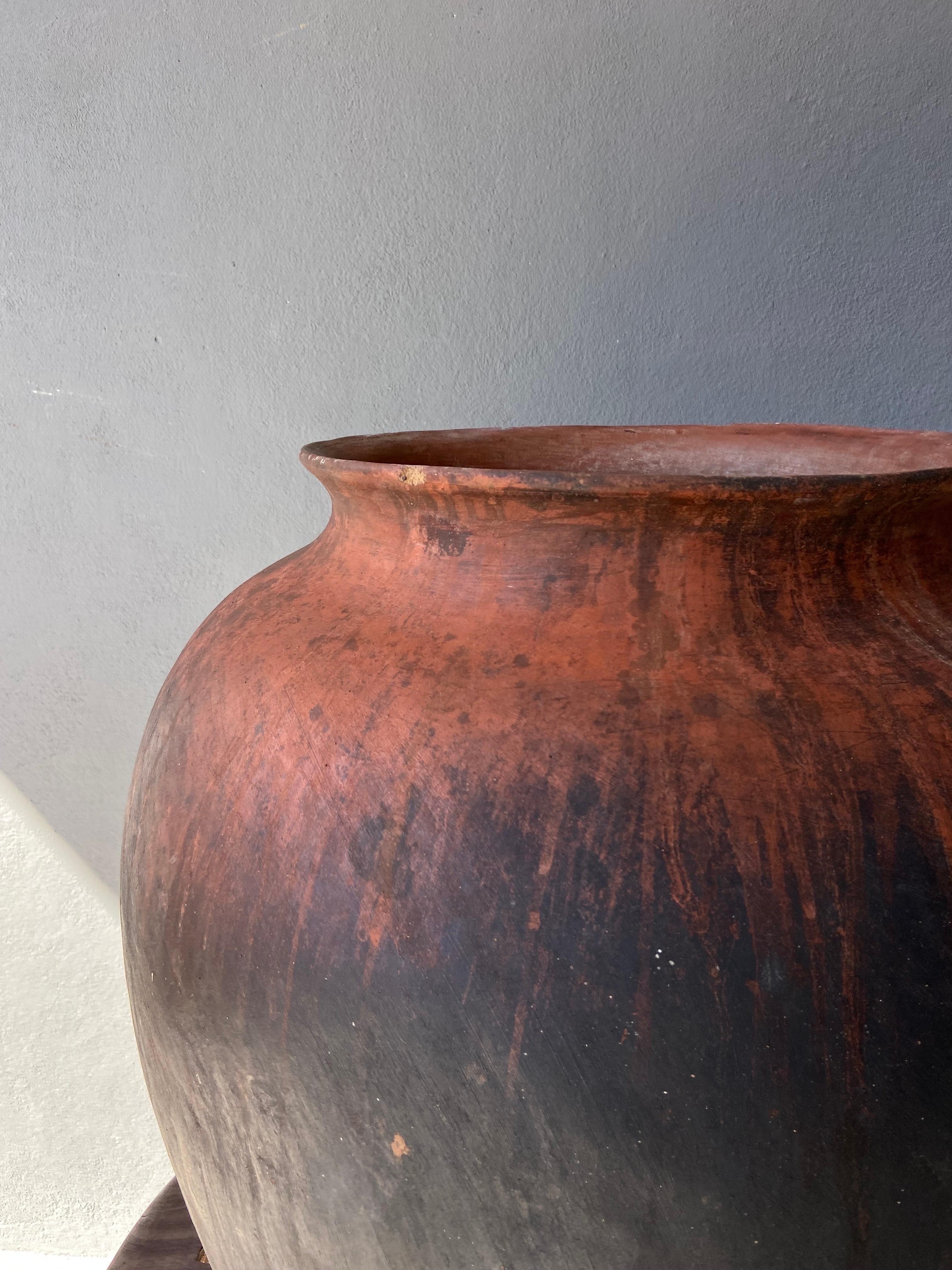 Ceramic Mid 20th Century Terracotta Water Pot From Mexico