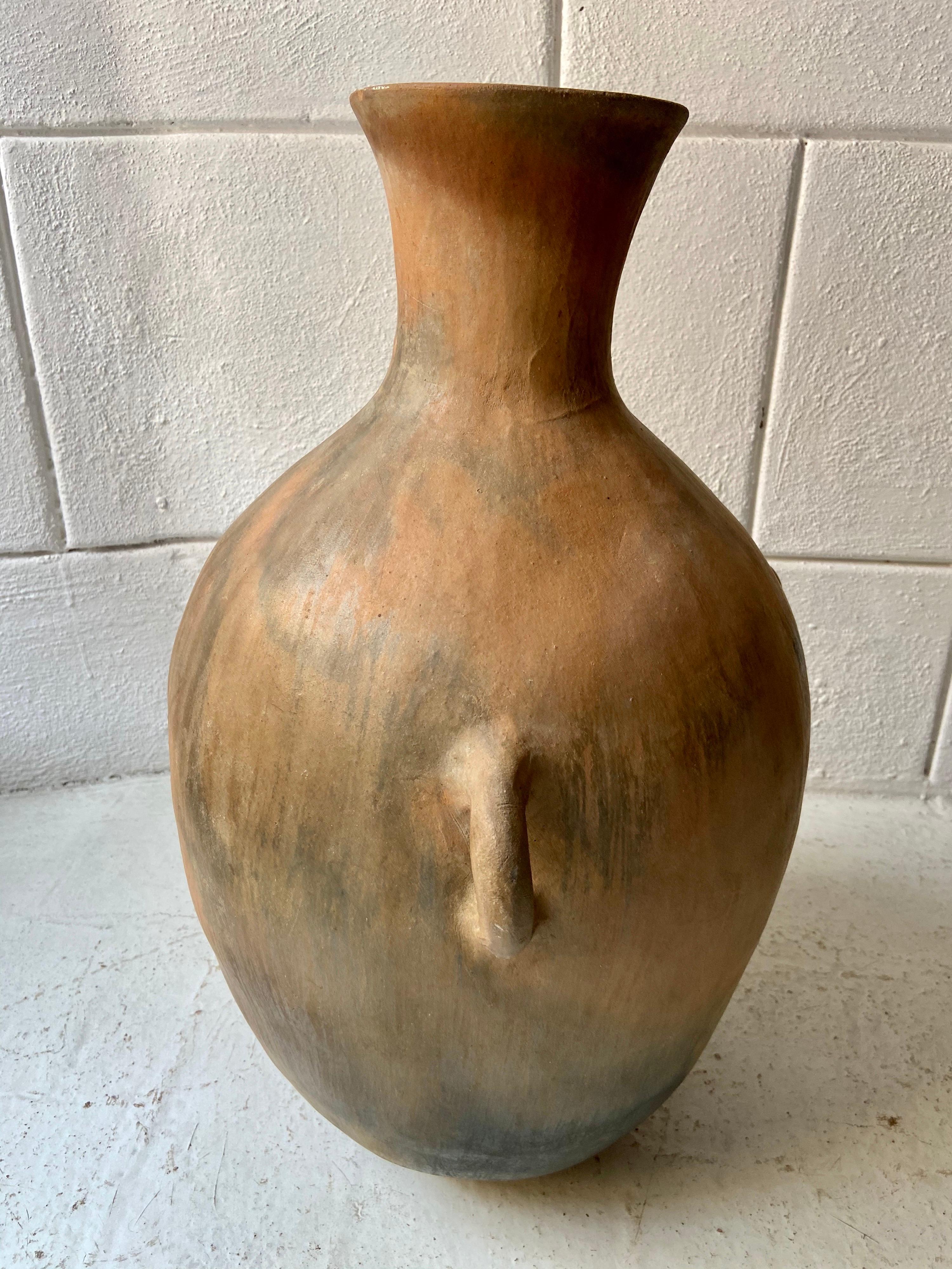 Hand-Crafted Mid-20th Century Terracotta Water Vessel from Mexico