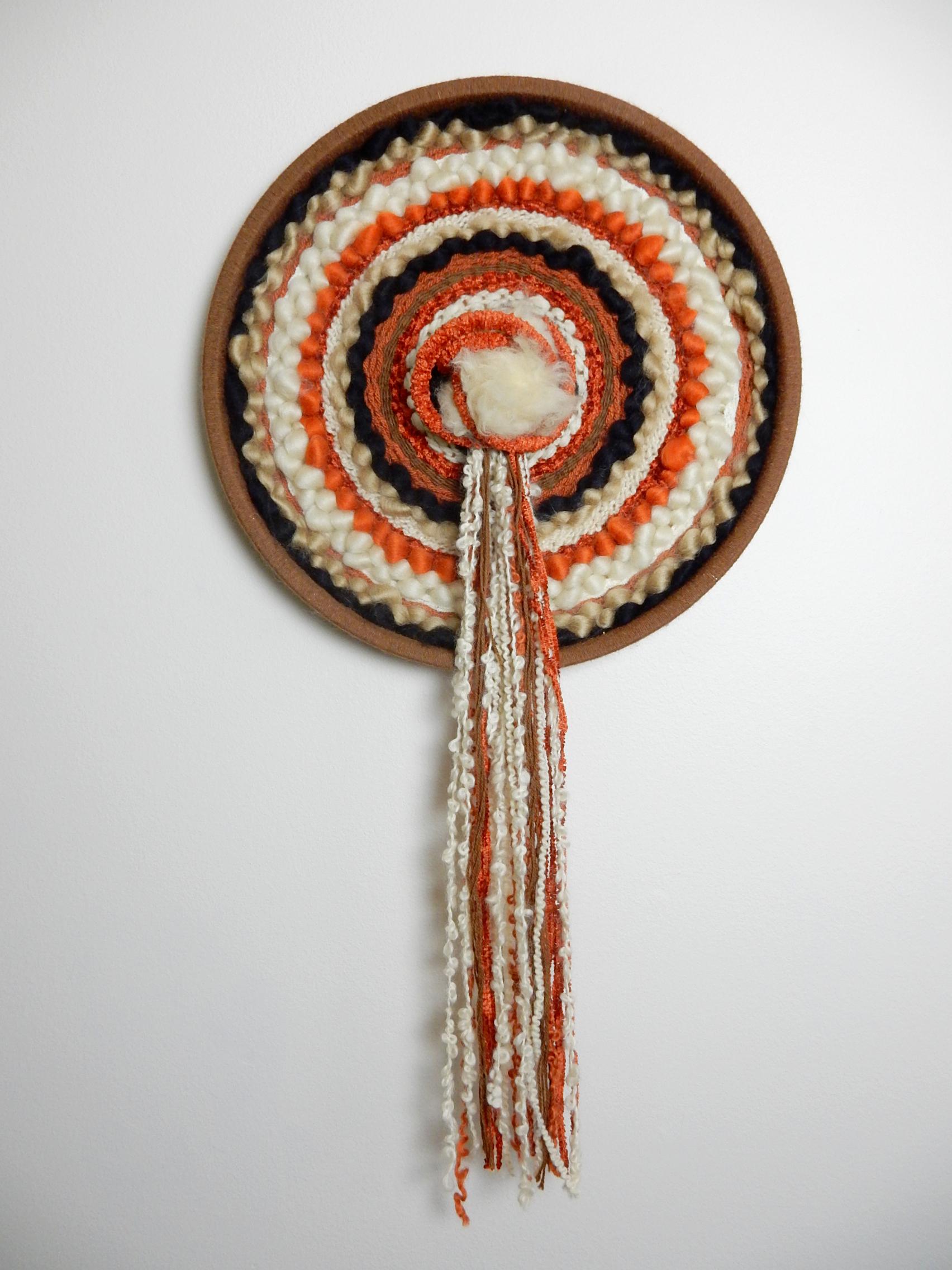 Wool Mid-20th Century Textile Fiber Art Sculpture