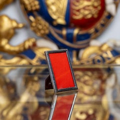 Portafoto in argento massiccio e Niello thailandese della metà del XX secolo, Bangkok