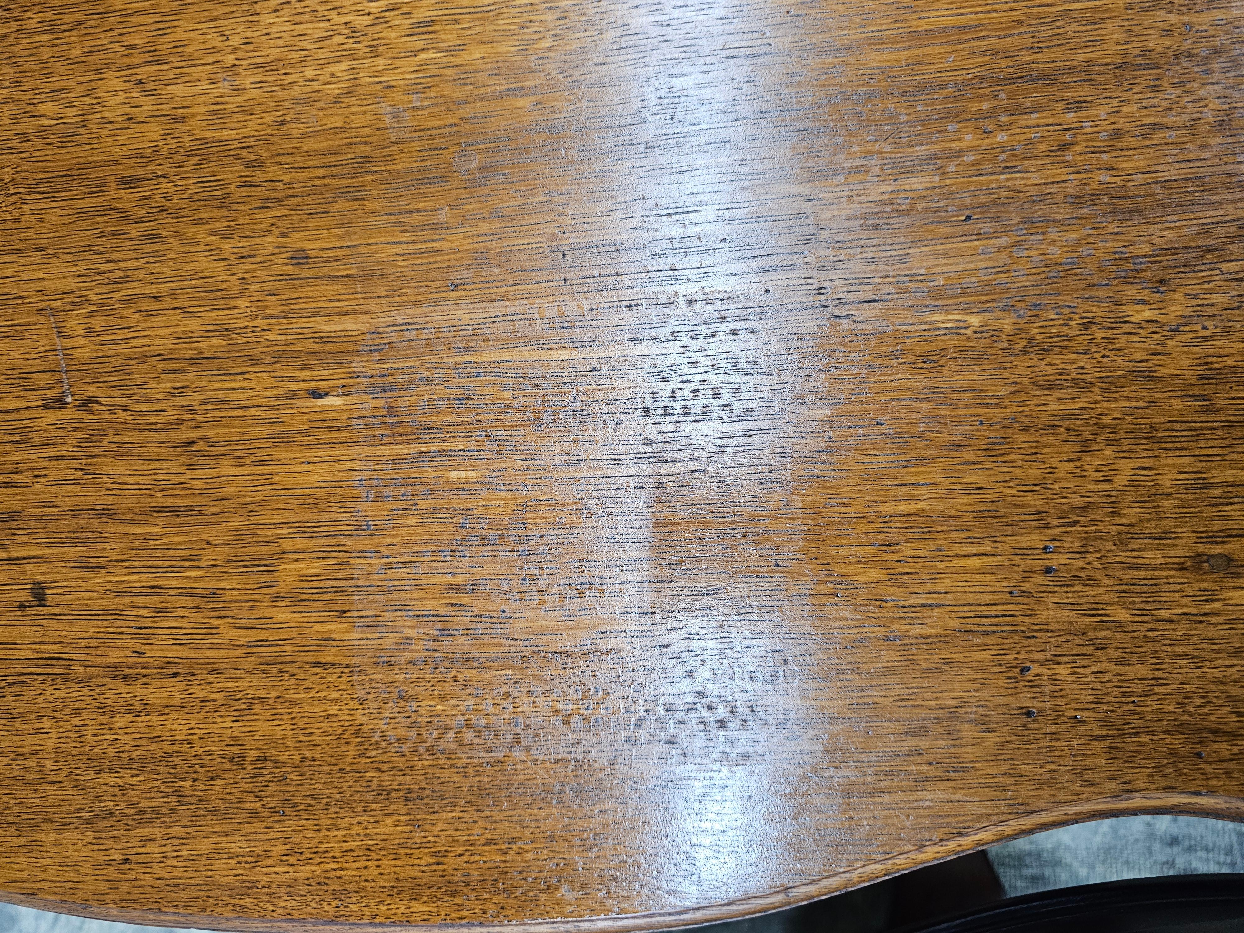 Mid 20th Century Three Tier Victorian Style Oak Accent Table For Sale 5