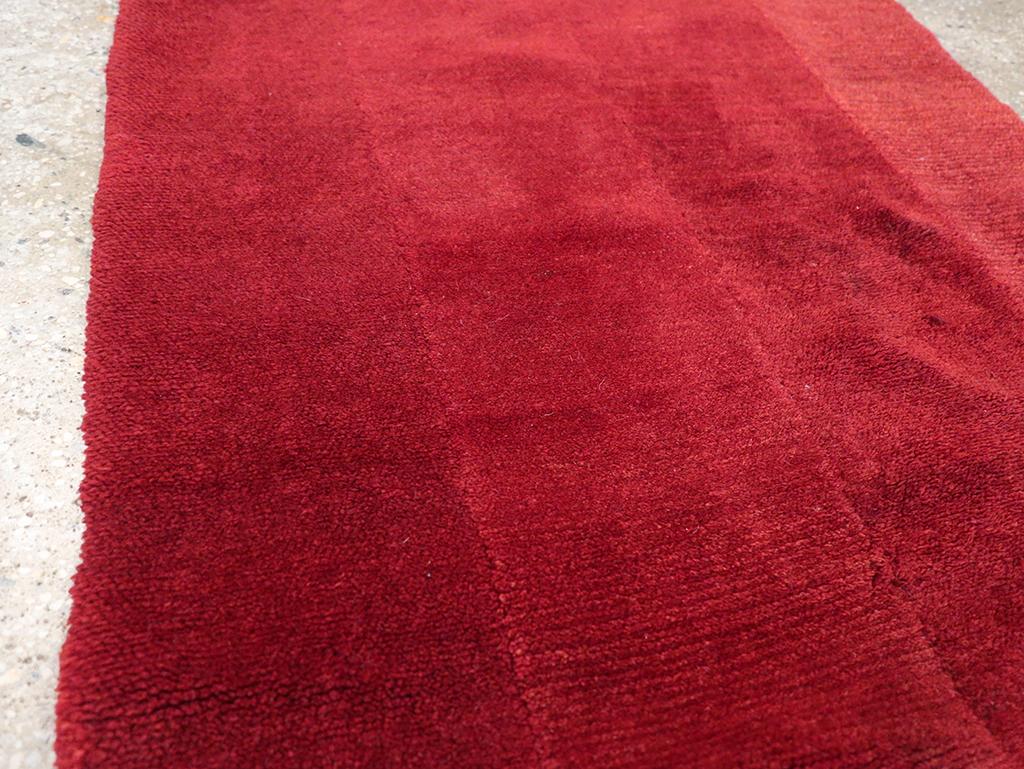 Tibétain Tapis tibétain du milieu du 20e siècle en vente