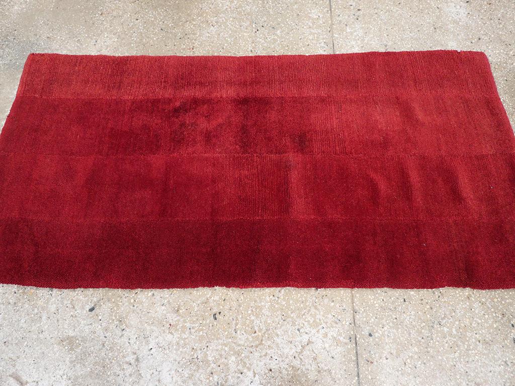Tibétain Tapis tibétain du milieu du 20e siècle en vente