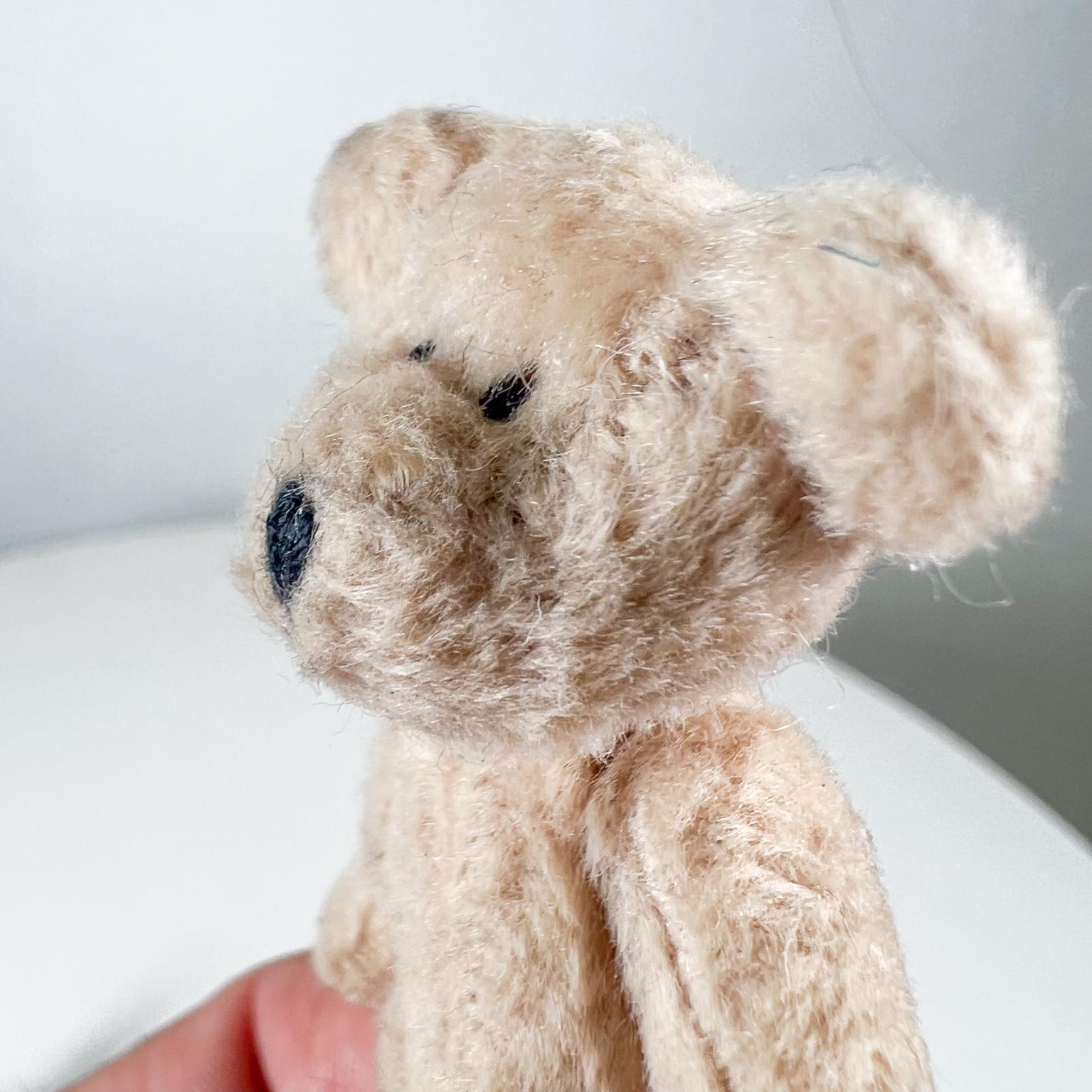 Mid 20th Century Tiny Baby Teddy Bear Soft Huggable Vintage For Sale 5