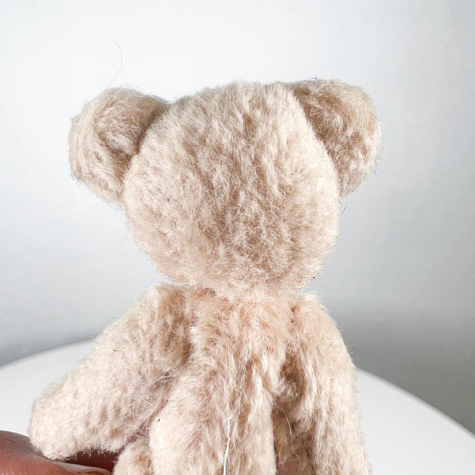 Mid 20th Century Tiny Baby Teddy Bear Soft Huggable Vintage For Sale 6