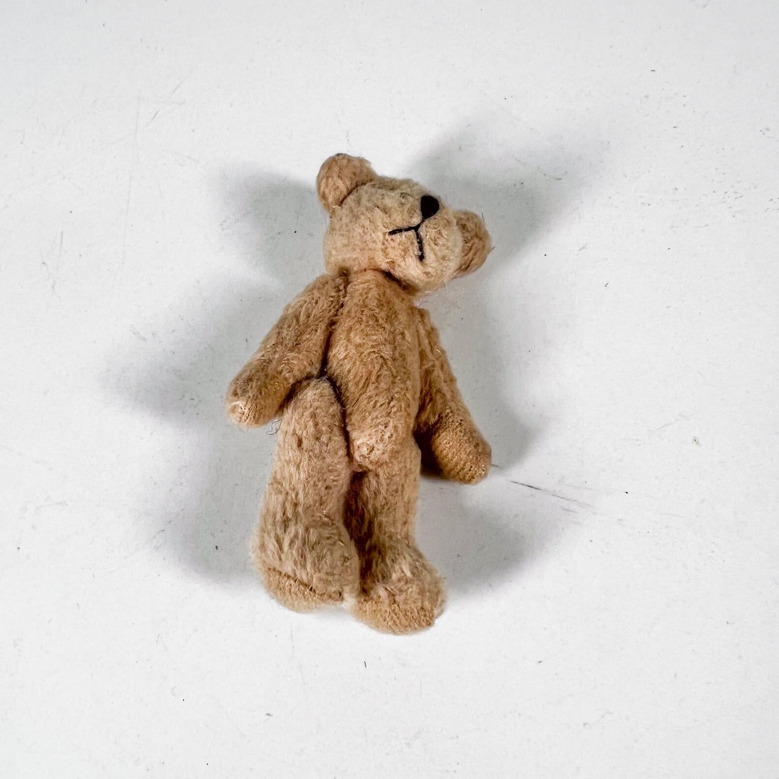 Precious Vintage Tiny Baby Teddy Bear
jointed, soft and huggable
3 h x 1.75 w x .88 d
Preloved vintage condition unrestored
Review all images provided.