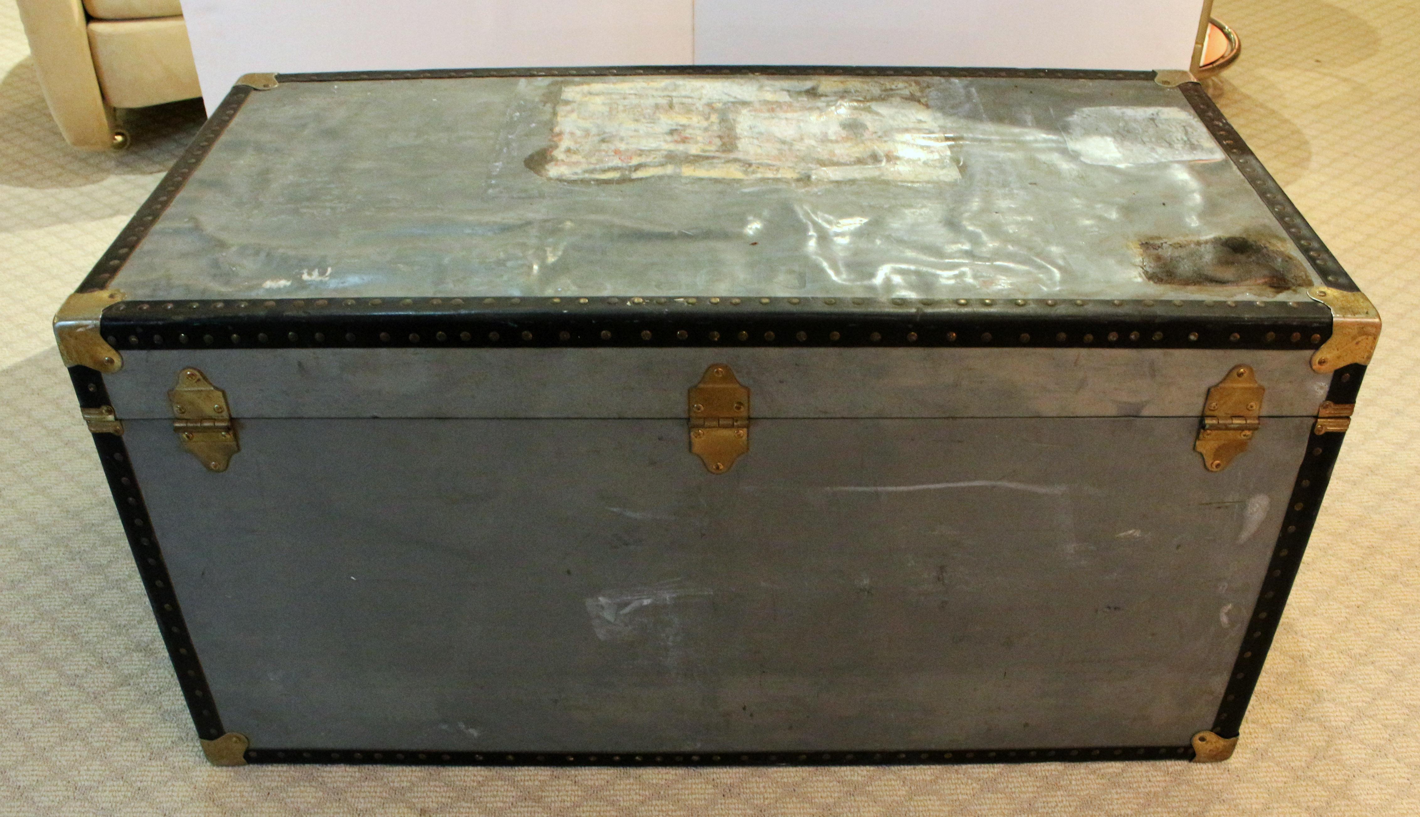 antique travel chest