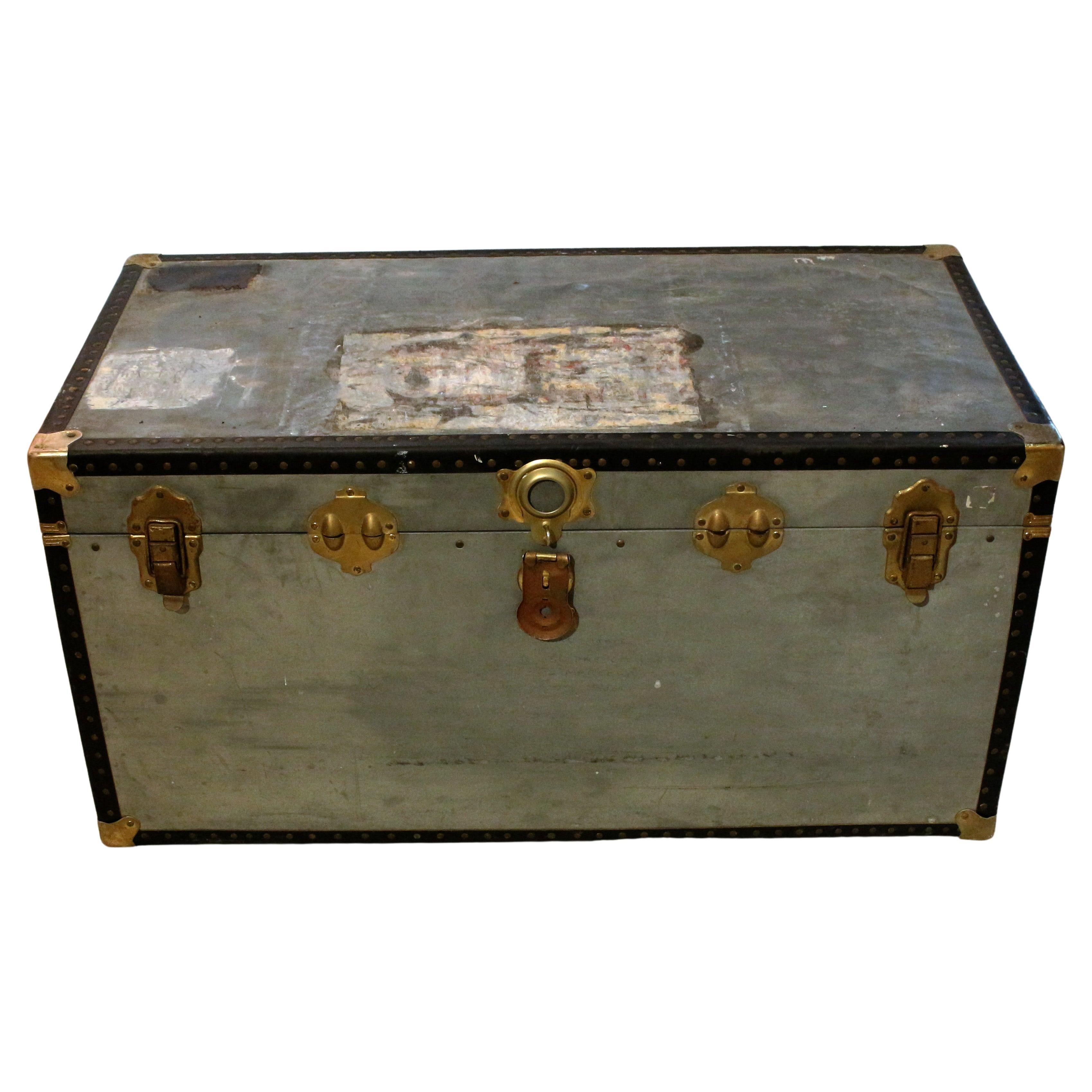 Mid-20th Century Traveling Trunk For Sale