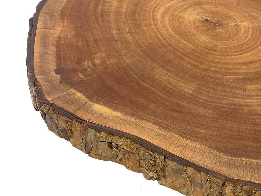 European Mid 20th Century tree trunk side table For Sale
