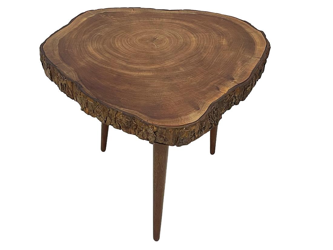 Mid 20th Century tree trunk side table In Good Condition For Sale In Delft, NL