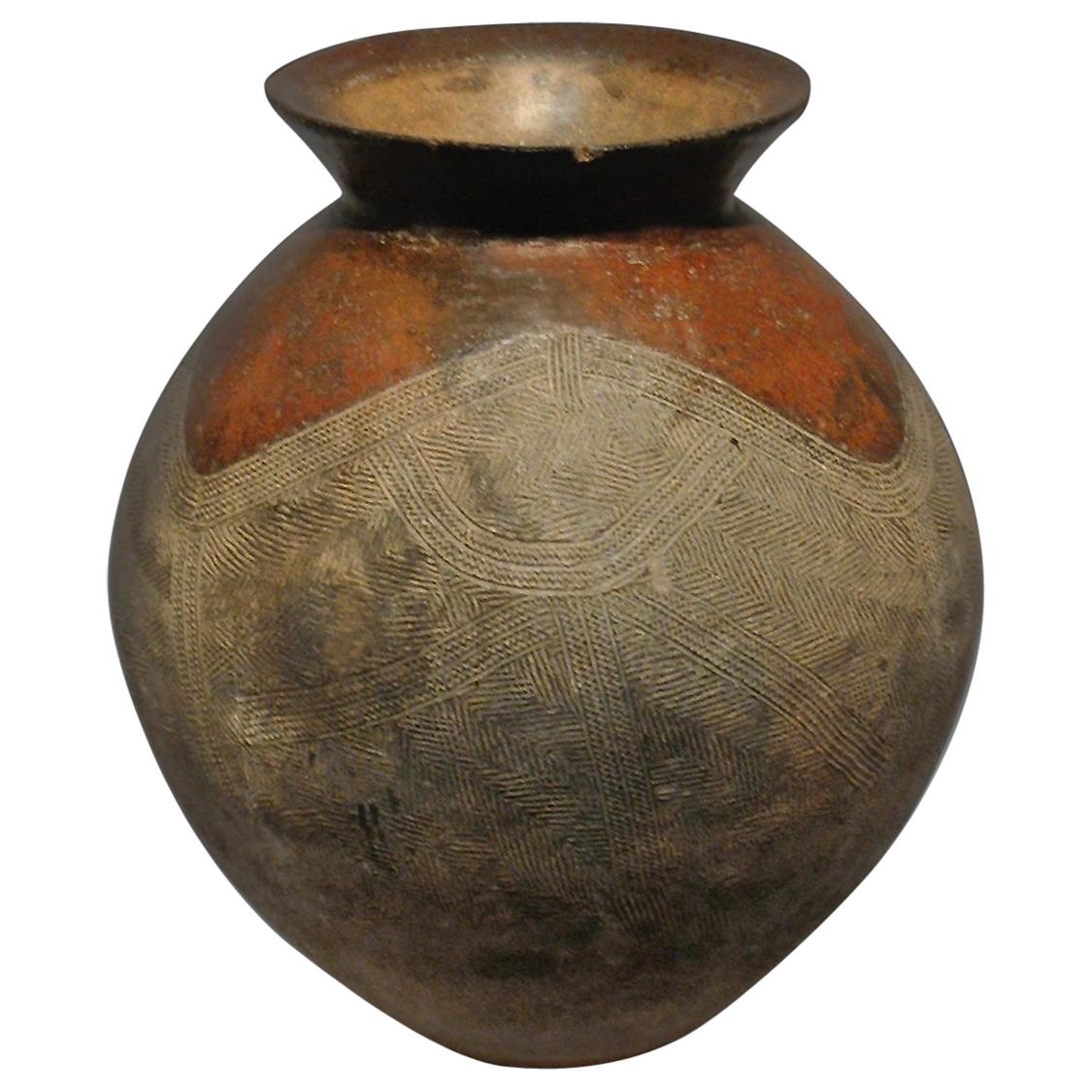 Mid-20th Century Tribal African Pot, Toussian Vessel, Burkina Faso
