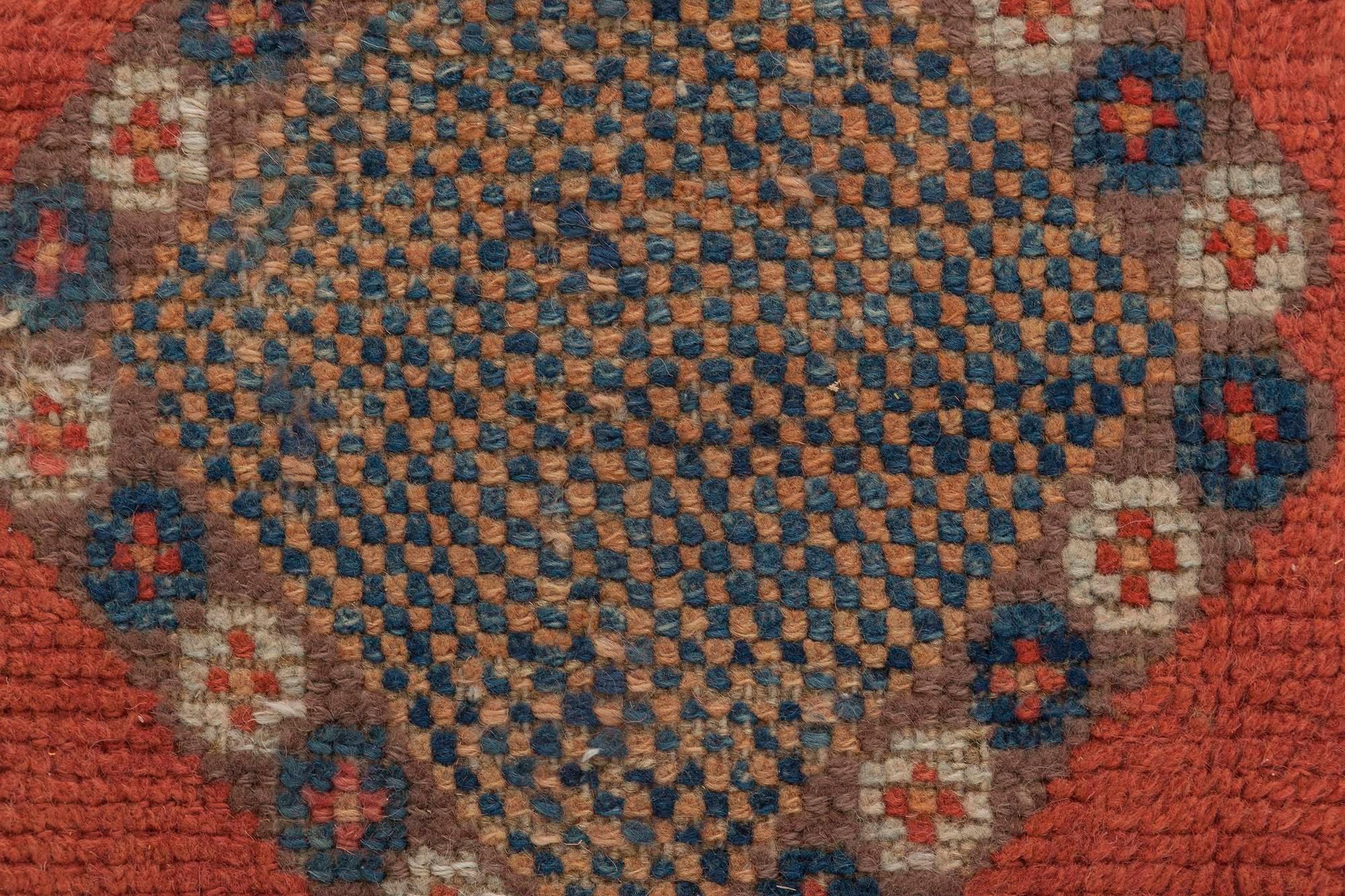 Mitte des 20. Jahrhunderts Stammes marokkanischen handgefertigten Wollteppich (Marokkanisch) im Angebot