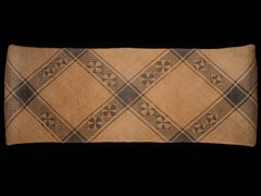 Mid-20th Century Tribal Sleeping Mat, Dayak, Punan People, Kalimantan, Borneo
