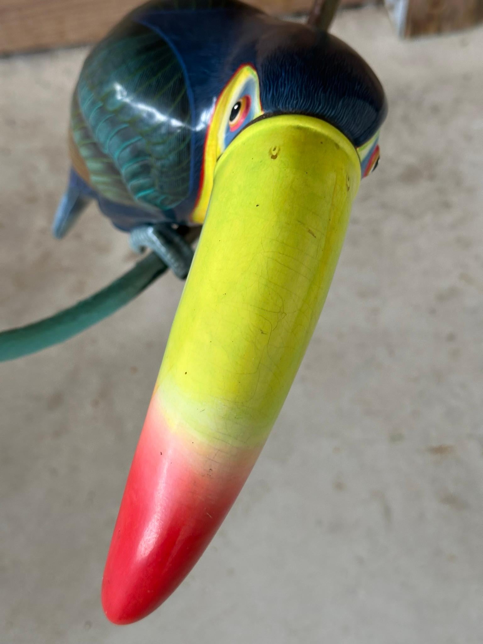 Mid-20th Century Tropical Toucan  by Sergio Bustamante 6