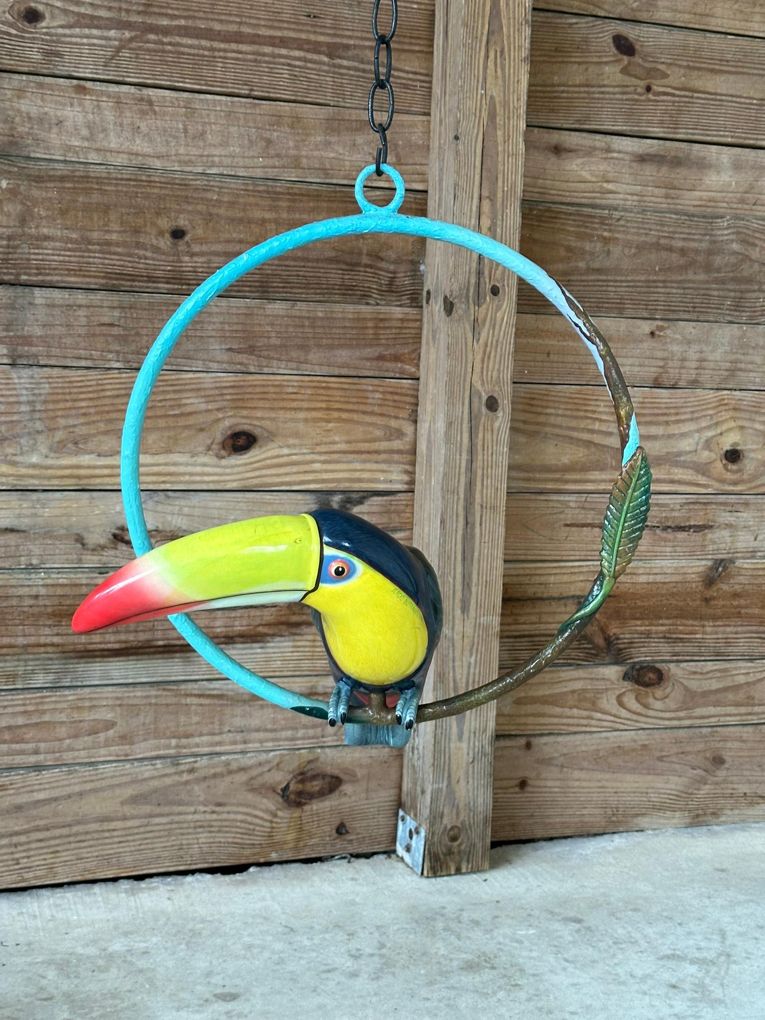 Mid-20th Century Tropical Toucan  by Sergio Bustamante In Good Condition In North Fort Myers, FL