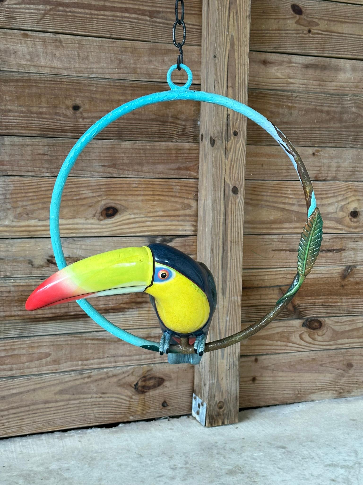 Paper Mid-20th Century Tropical Toucan  by Sergio Bustamante