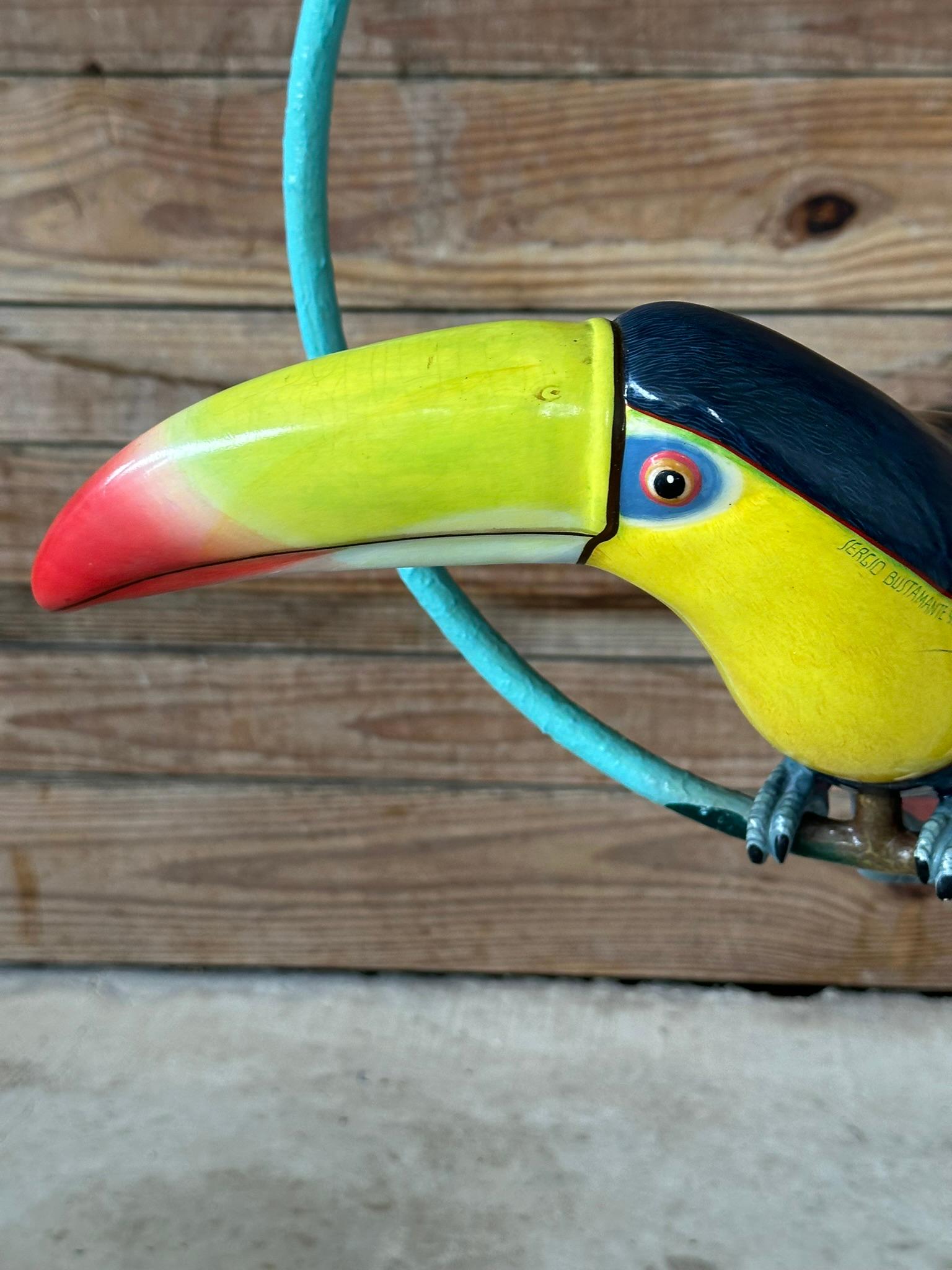 Mid-20th Century Tropical Toucan  by Sergio Bustamante 1