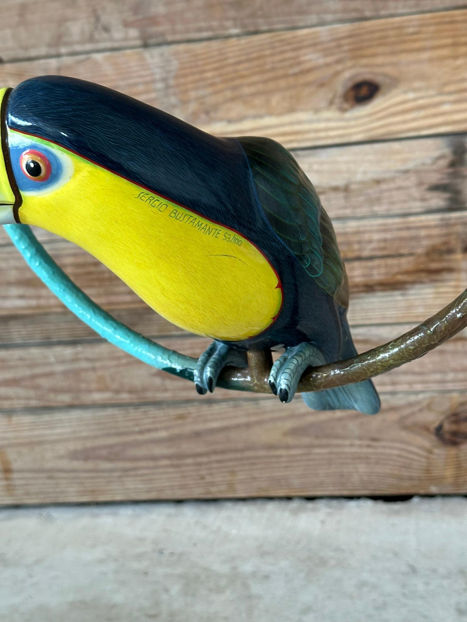 Mid-20th Century Tropical Toucan  by Sergio Bustamante 2