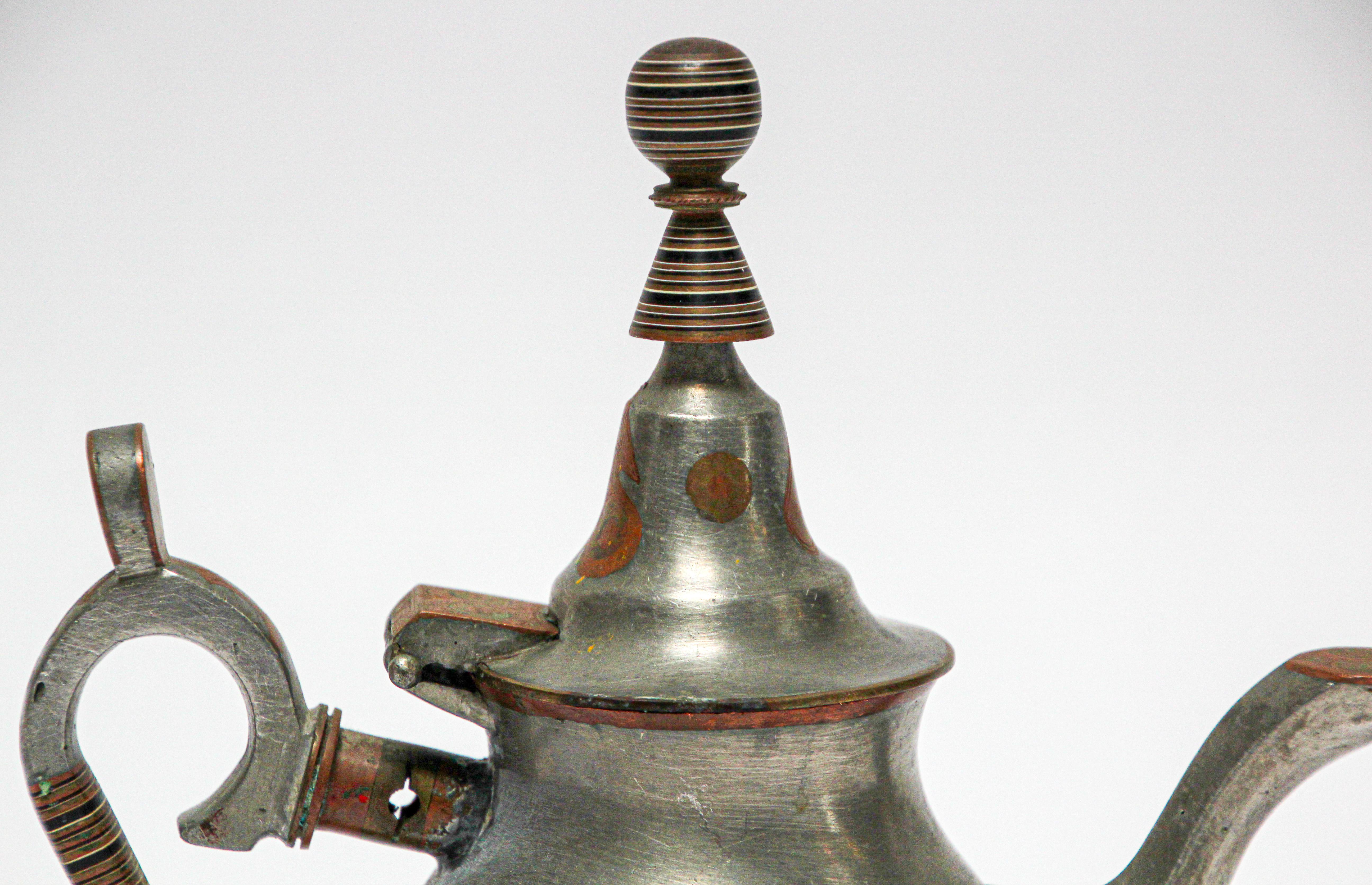 Hammered Mid-20th Century Tuareg Teapot Mauritania Africa