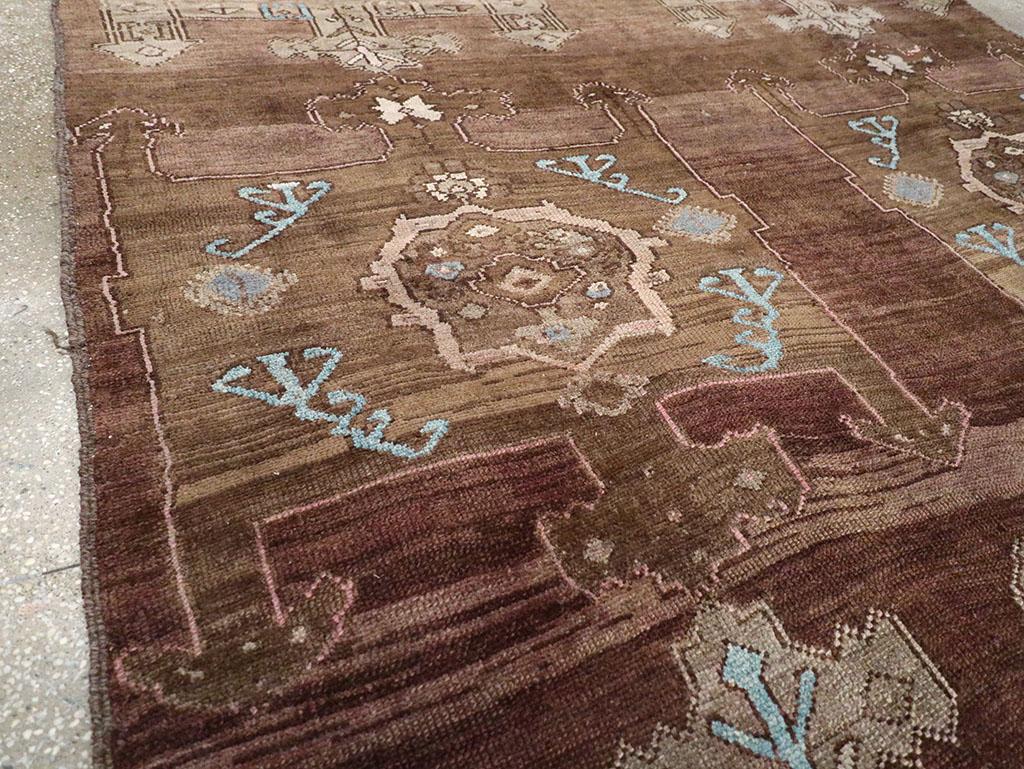 Tribal Mid-20th Century Turkish Anatolian Accent Carpet For Sale