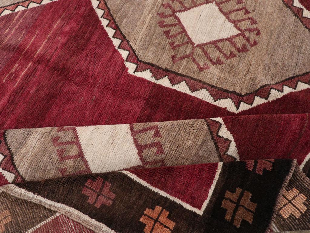 Mid-20th Century Turkish Anatolian Accent Carpet For Sale 1