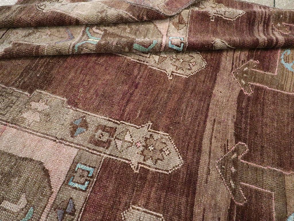 Mid-20th Century Turkish Anatolian Accent Carpet For Sale 1
