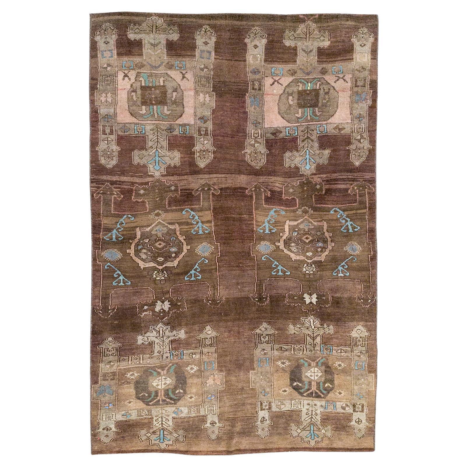 Mid-20th Century Turkish Anatolian Accent Carpet