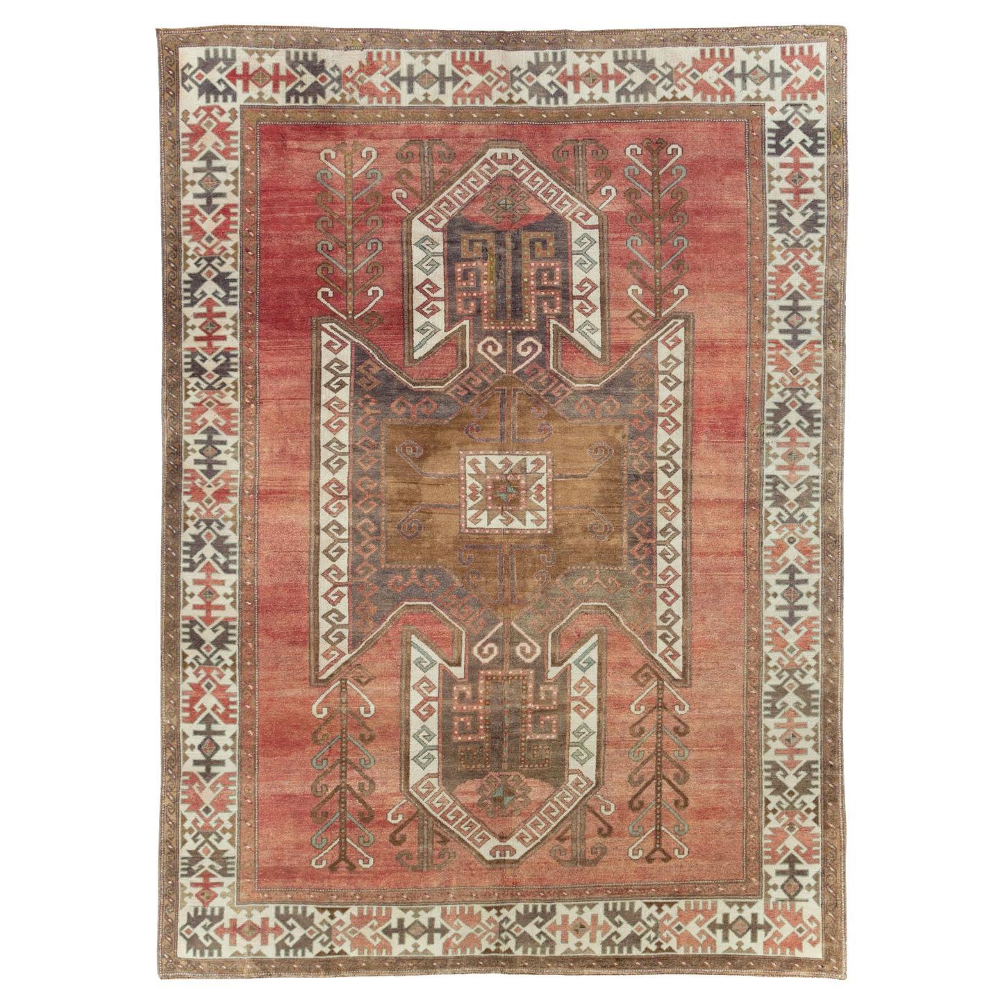 Mid-20th Century Turkish Anatolian Accent Carpet
