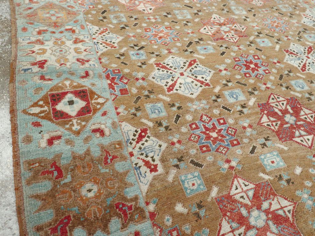 Rustic Mid-20th Century Turkish Anatolian Accent Rug For Sale