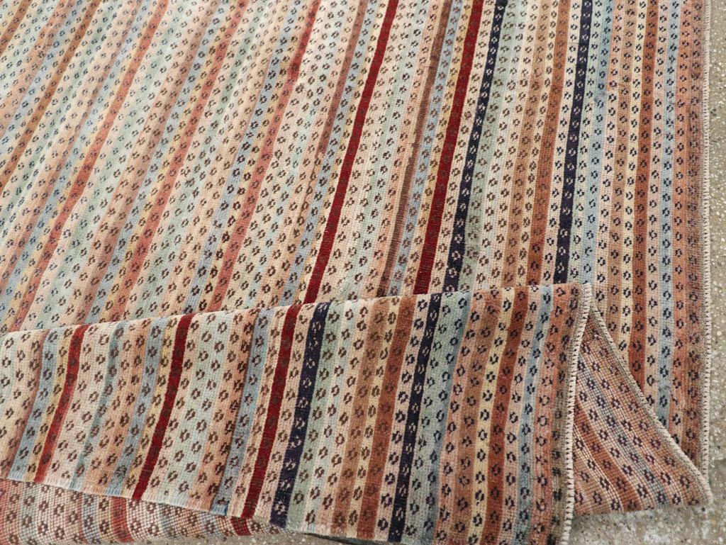Mid-20th Century Turkish Anatolian Accent Rug For Sale 1