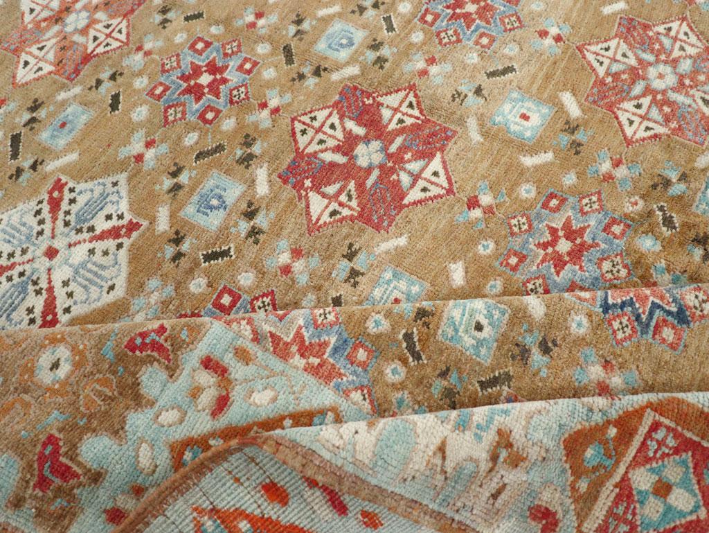 Mid-20th Century Turkish Anatolian Accent Rug For Sale 1