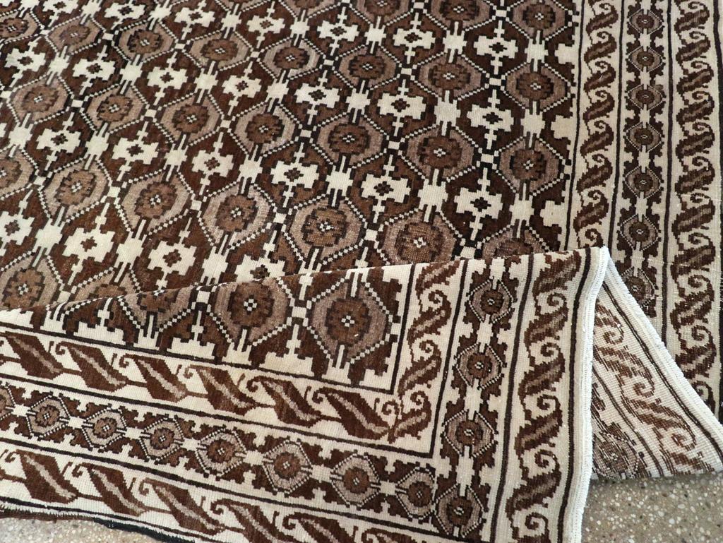 Wool Mid-20th Century Turkish Anatolian Accent Rug For Sale
