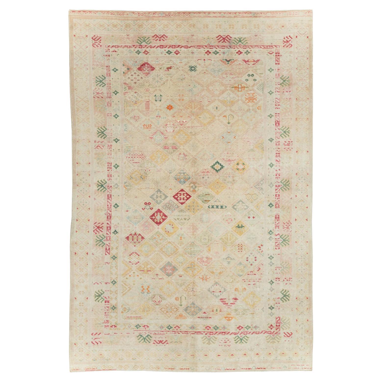 Mid-20th Century Turkish Anatolian Accent Rug