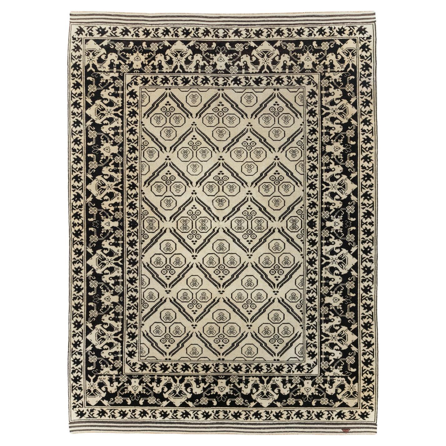 Mid-20th Century Turkish Anatolian Accent Rug