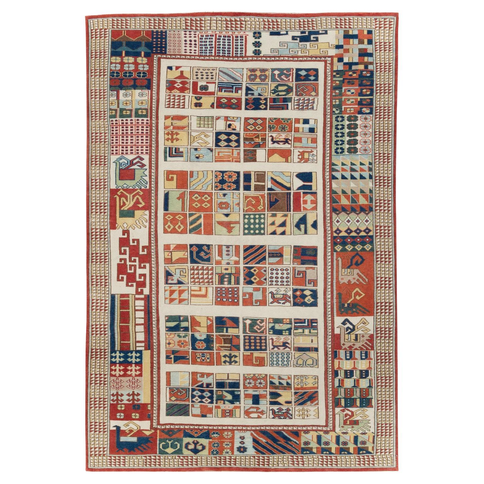 Mid-20th Century Turkish Anatolian Accent Rug
