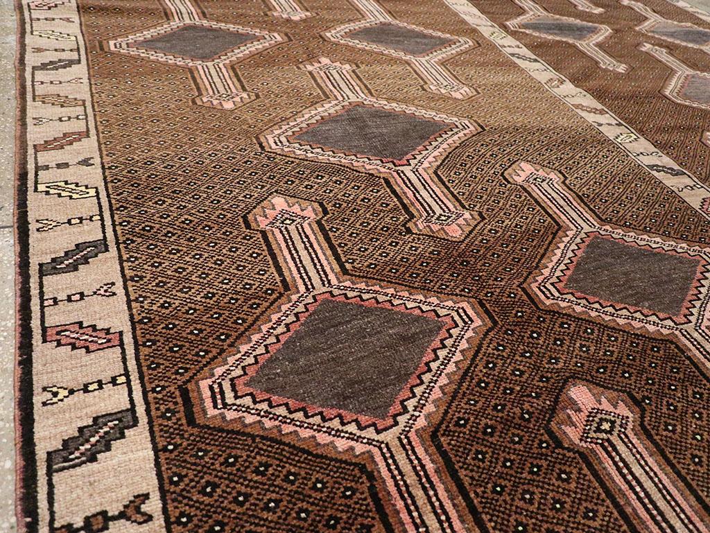 Tribal Mid-20th Century Turkish Anatolian Room Size Carpet For Sale