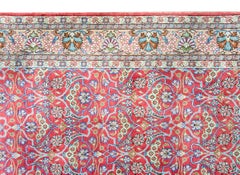 Mid 20th Century Turkish Anatolian Silk Rug
