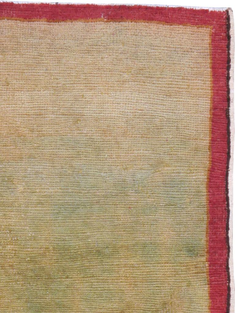 Rustico Tappeto da lancio turco anatolico della metà del XX secolo in vendita