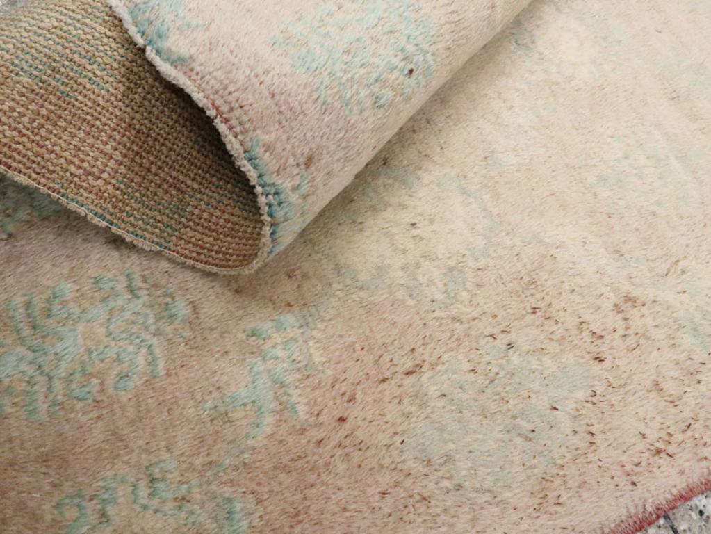 Lana Tappeto da lancio turco anatolico della metà del XX secolo in vendita