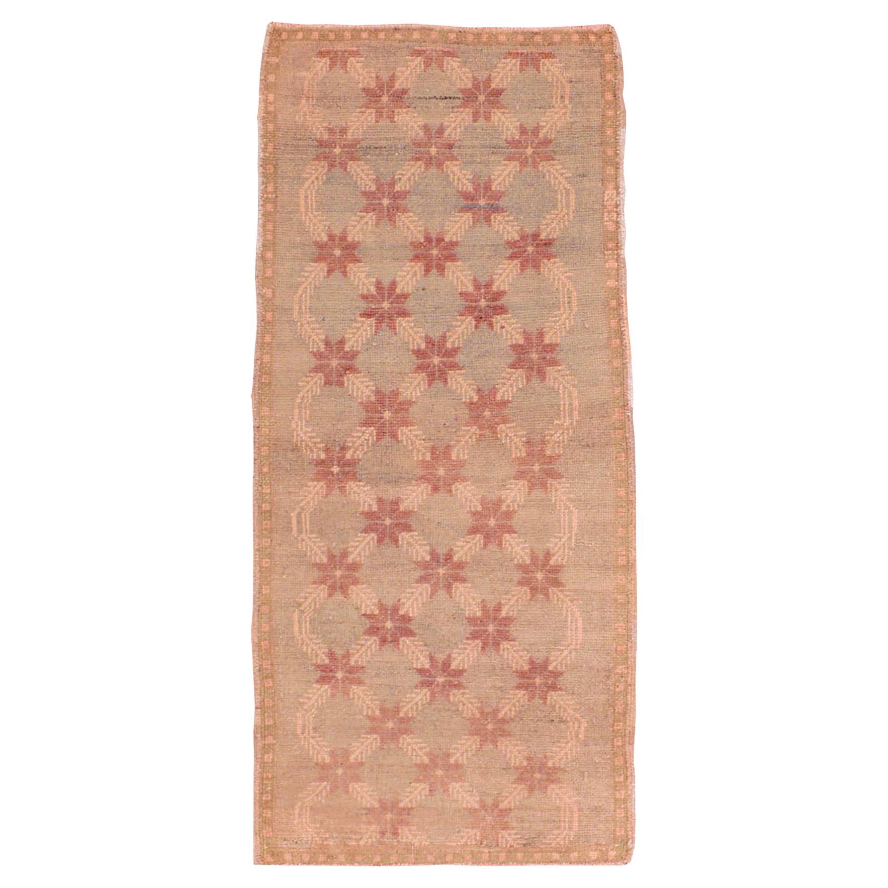 Tapis d'Anatolie turque du milieu du 20e siècle