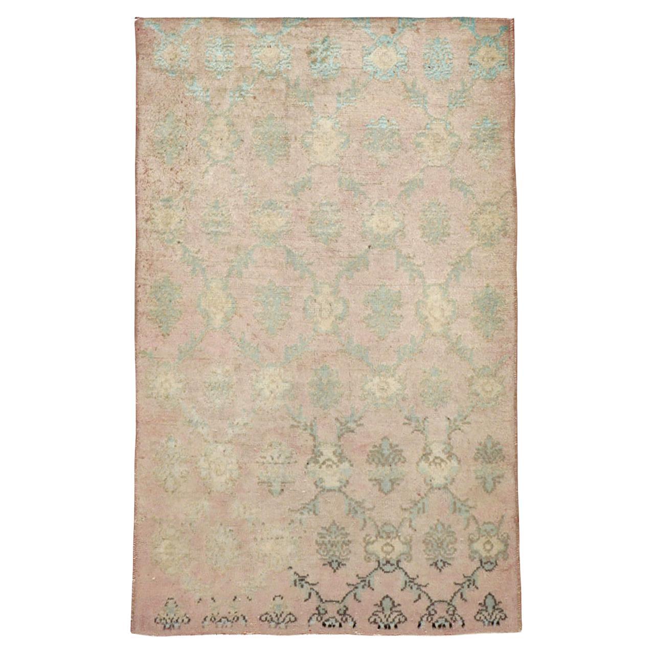 Tapis d'Anatolie turque du milieu du 20e siècle