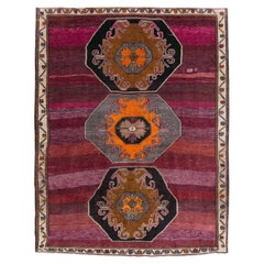 Mid-20th Century Turkish Anatolian Tribal Accent Carpet