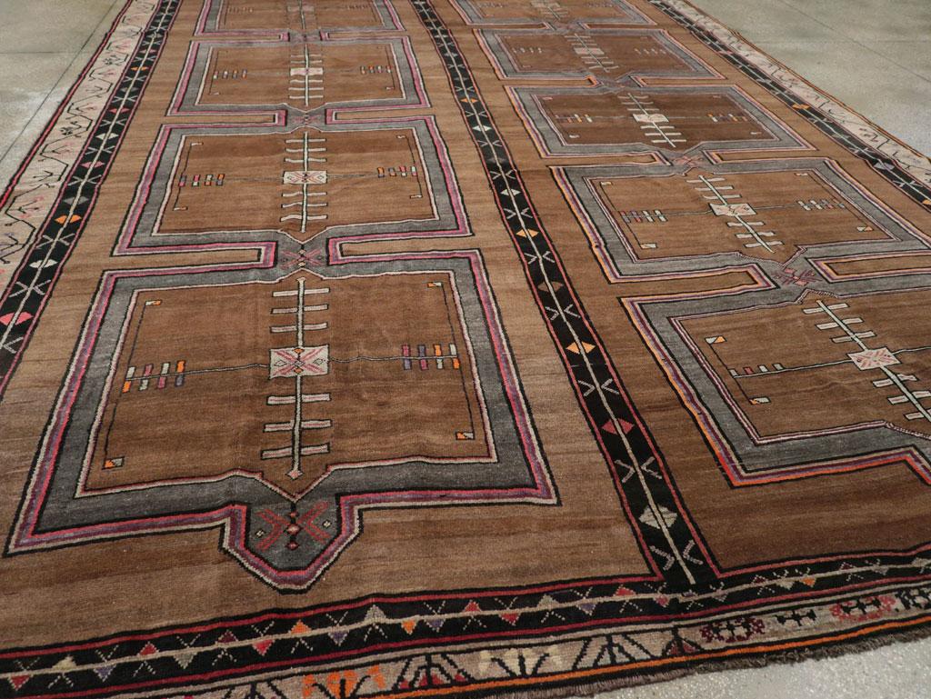 Mid-20th Century Turkish Anatolian Tribal Large Carpet For Sale 1