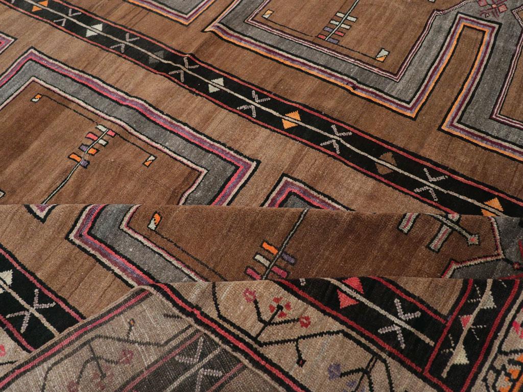 Mid-20th Century Turkish Anatolian Tribal Large Carpet For Sale 2