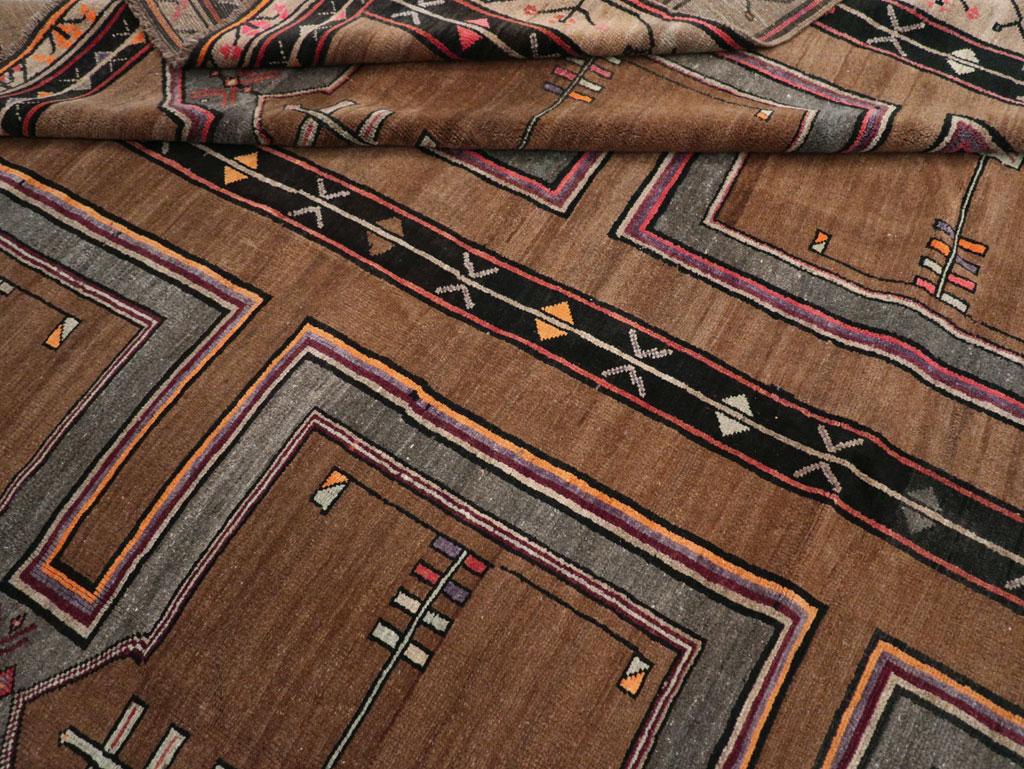 Mid-20th Century Turkish Anatolian Tribal Large Carpet For Sale 3