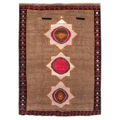 Mid-20th Century Turkish Anatolian Tribal Room Size Carpet