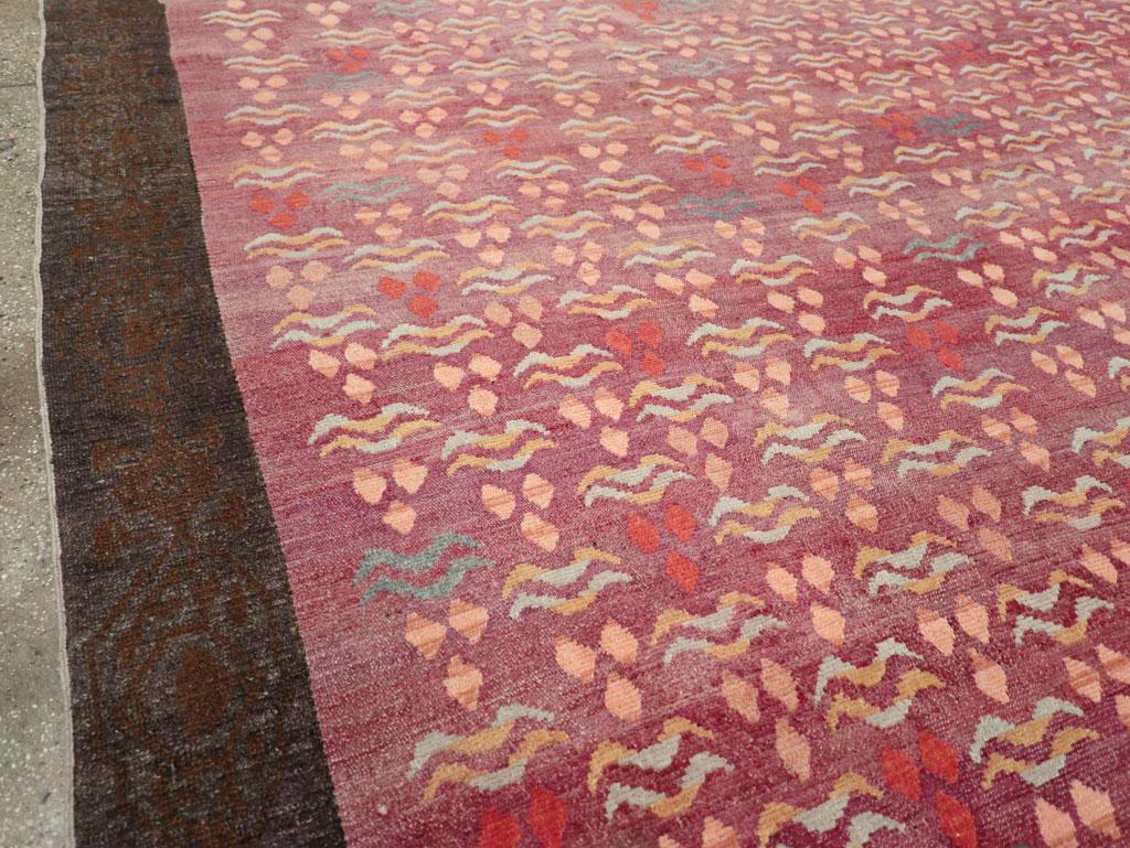 Mitte des 20. Jahrhunderts Türkischer Cintamani Design Teppich in Raumgröße (Handgeknüpft) im Angebot