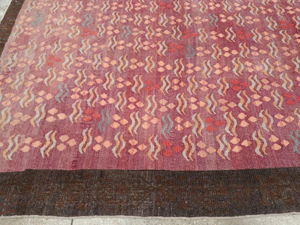 Mitte des 20. Jahrhunderts Türkischer Cintamani Design Teppich in Raumgröße (Wolle) im Angebot