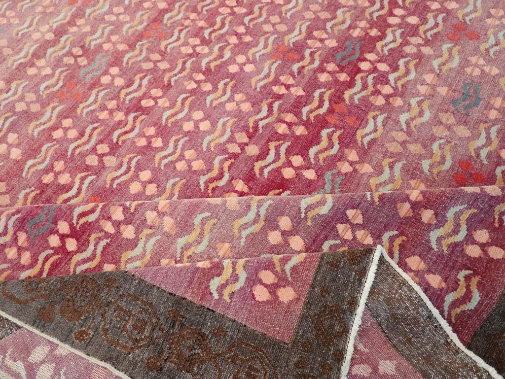 Mitte des 20. Jahrhunderts Türkischer Cintamani Design Teppich in Raumgröße im Angebot 2