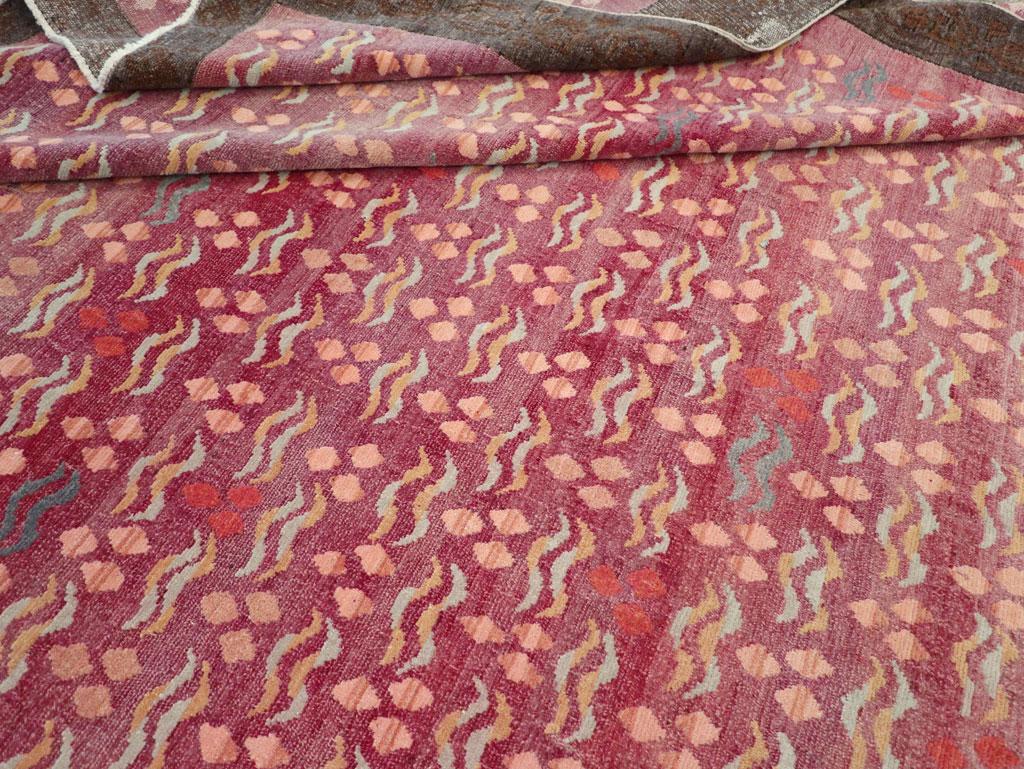 Mitte des 20. Jahrhunderts Türkischer Cintamani Design Teppich in Raumgröße im Angebot 3